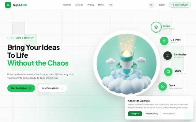 Screenshot of SupaArch | Hazbrix
