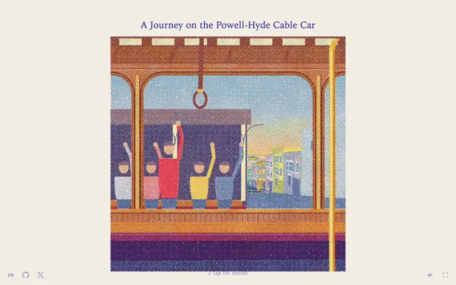 Screenshot of A Journey on the Powell-Hyde Cable Car