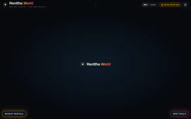 Screenshot of Rent the World — Rent Any Country, Outbid Rivals on the Live Map