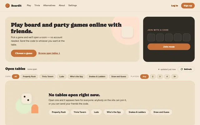 Screenshot of Boardit — Free Party & Board Games, No Download