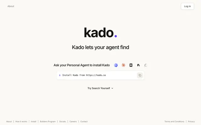 Screenshot of Kado Search