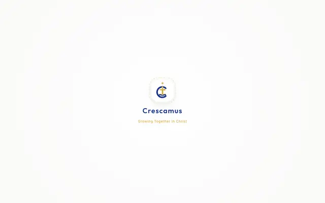 Screenshot of Crescamus – Growing Together in Christ