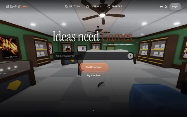 Screenshot of Devmax