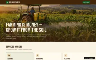 Screenshot of Dr. Farm Tractor — Tractor Services in Mbarara