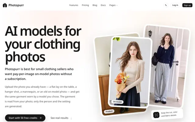 Screenshot of Photopurr