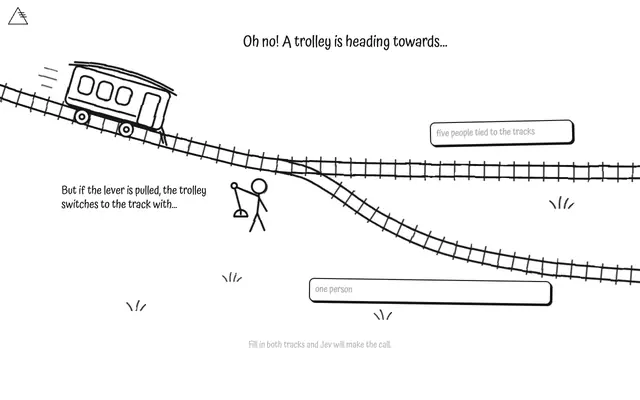 Screenshot of The Trolley Problem - GPU