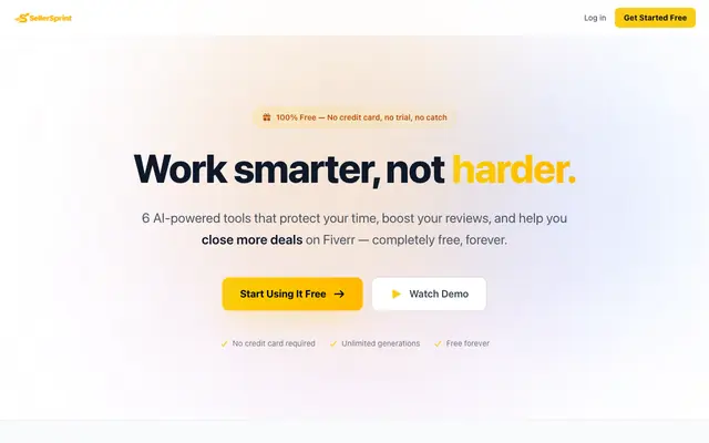 Screenshot of SellerSprint