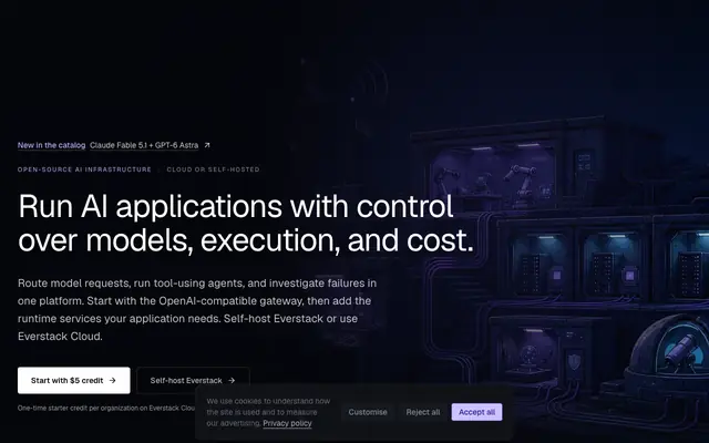 Screenshot of Everstack | Open-Source AI Infrastructure Platform