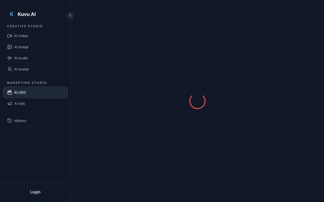 Screenshot of Kuvu AI