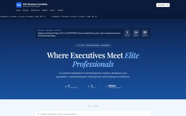 Screenshot of K&A Business Consulting