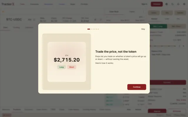 Screenshot of TrackerX — Track. Trade. Rebalance.