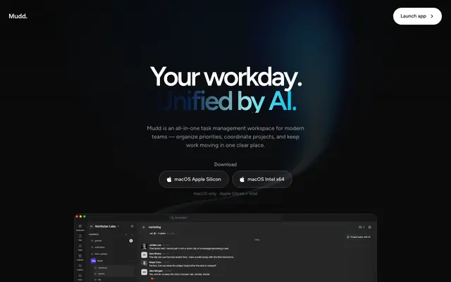 Screenshot of Mudd