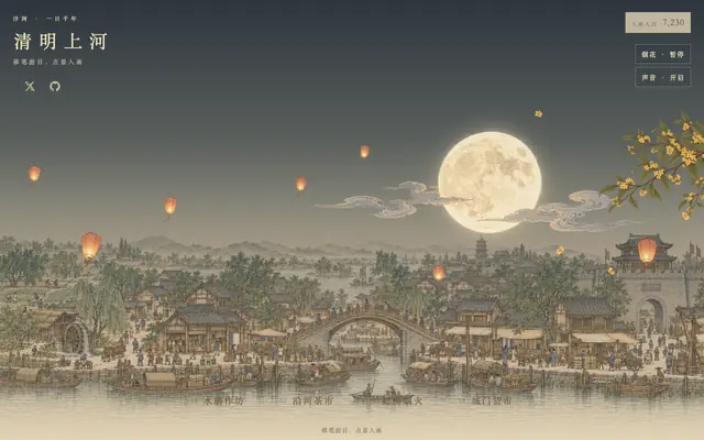 Screenshot of 清明上河