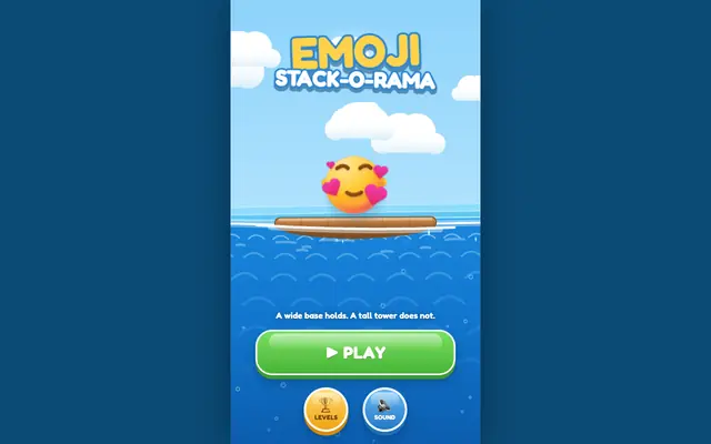 Screenshot of Emoji Stack-o-Rama