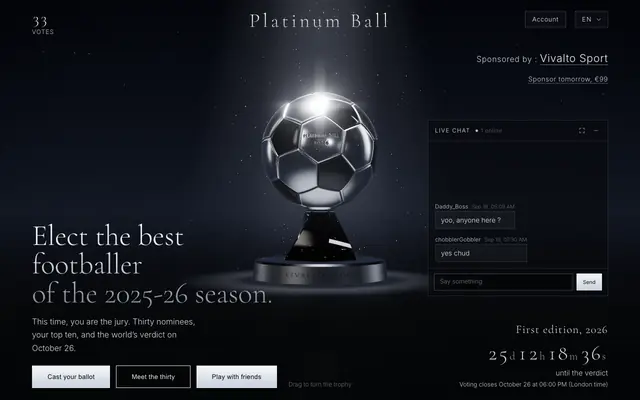 Screenshot of Platinum Ball