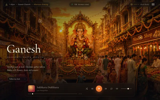 Screenshot of Ganesh Chaturthi Live