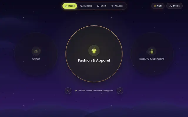 Screenshot of nudge | Category Portal