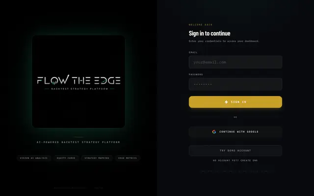 Screenshot of Flow the Edge