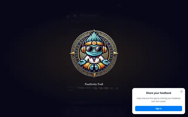 Screenshot of Positrolly — Anti-Toxic-Positivity Wellness