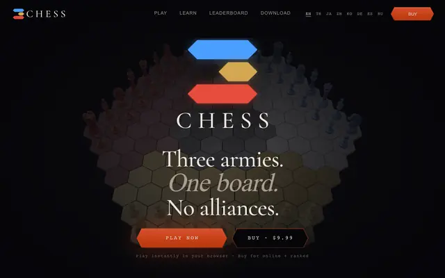 Screenshot of 3Chess