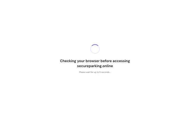Screenshot of secureparking-online