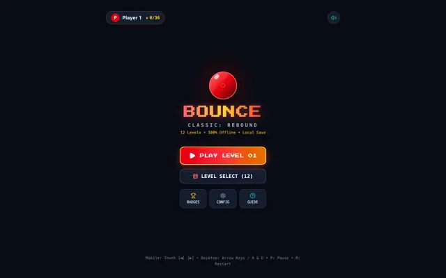 Screenshot of Bounce Classic: Rebound