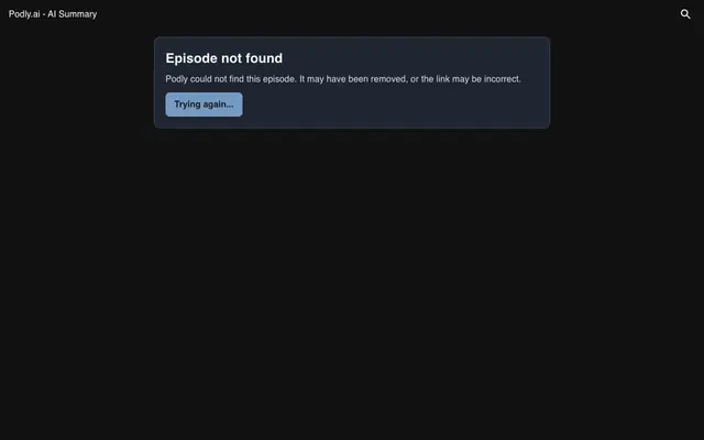 Screenshot of Podly — Search podcasts by moment
