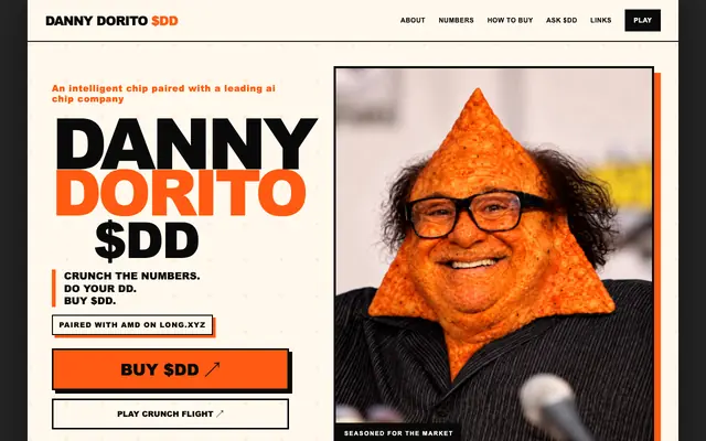 Screenshot of Danny Dorito — $DD