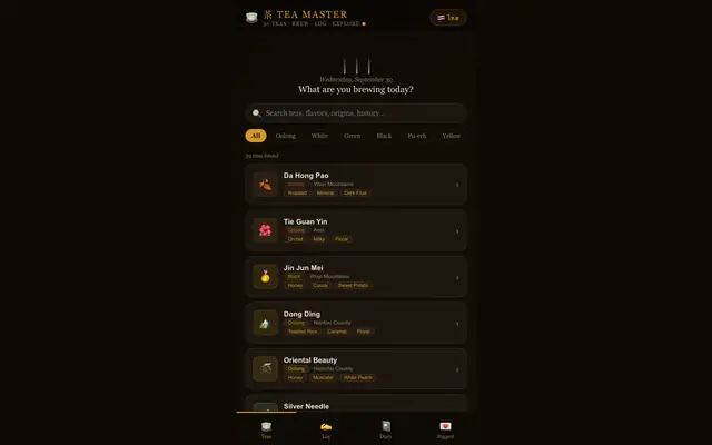 Screenshot of 茶 Tea Master