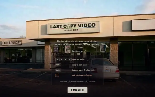 Screenshot of Last Copy Video · Open All Night