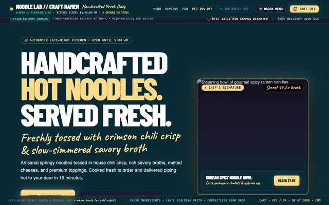 Screenshot of Instant Noodles
