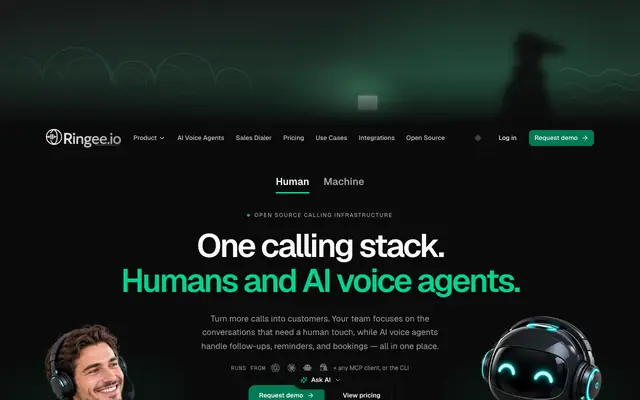 Screenshot of Ringee — Affordable Outbound Calling Software