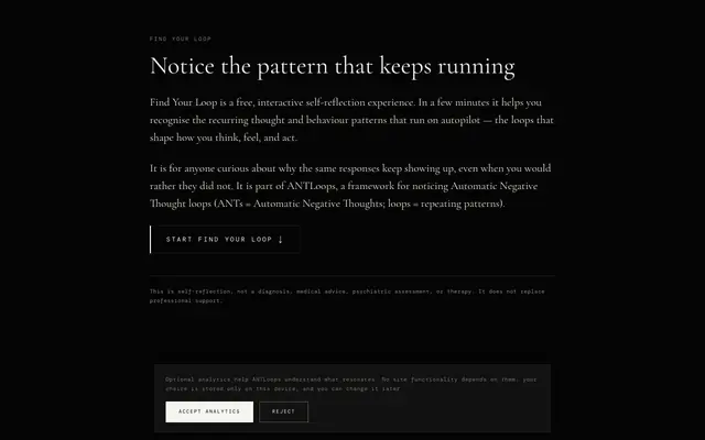 Screenshot of Find Your Loop | ANTLoops | ANTloops