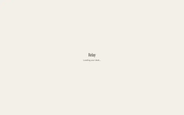 Screenshot of Relay
