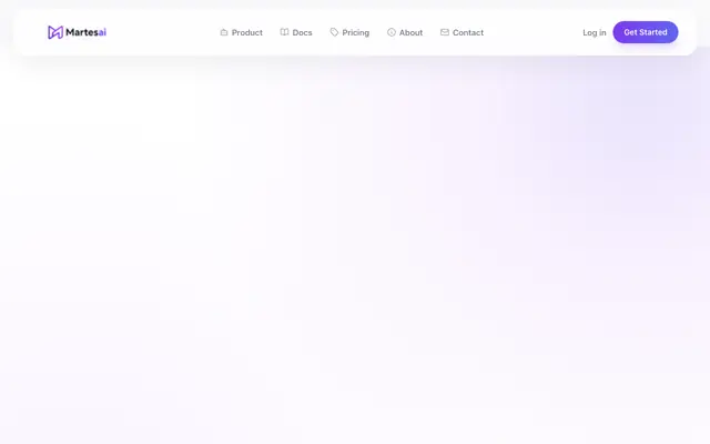 Screenshot of MartesAI — Browser Intelligence Platform