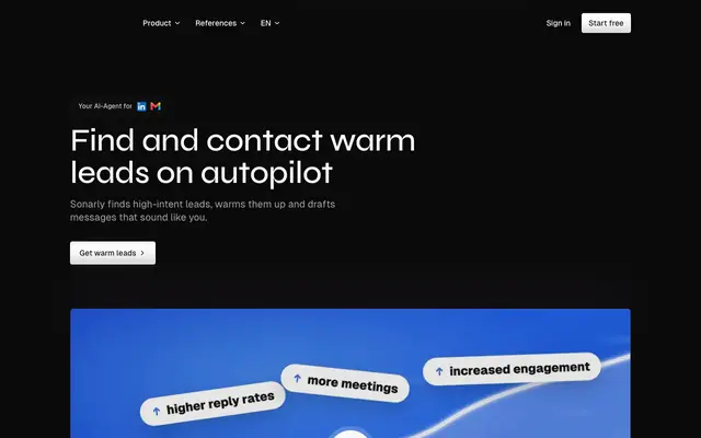 Screenshot of Get More Replies With Signals and Human-Like Outreach