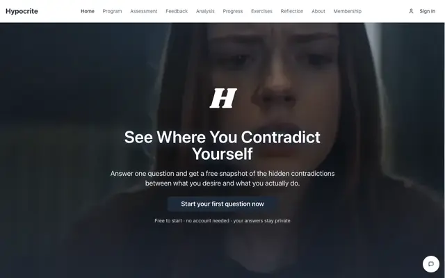 Screenshot of Hypocrite