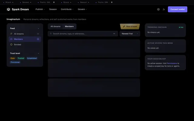 Screenshot of Spark Dream