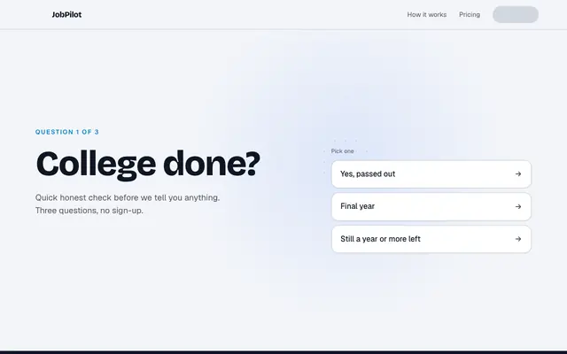 Screenshot of JobPilot