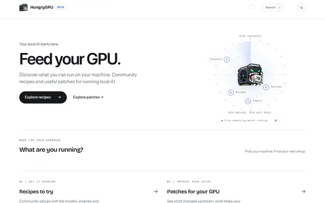 Screenshot of HungryGPU