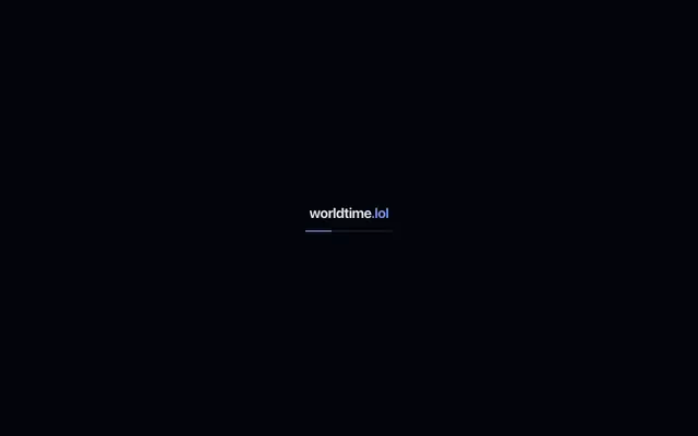 Screenshot of worldtime.lol — Own a time zone.