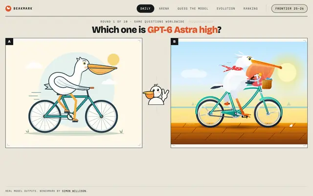 Screenshot of Beakmark