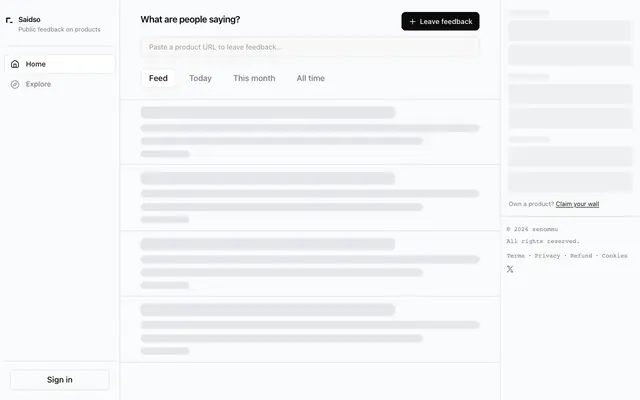 Screenshot of Saidso