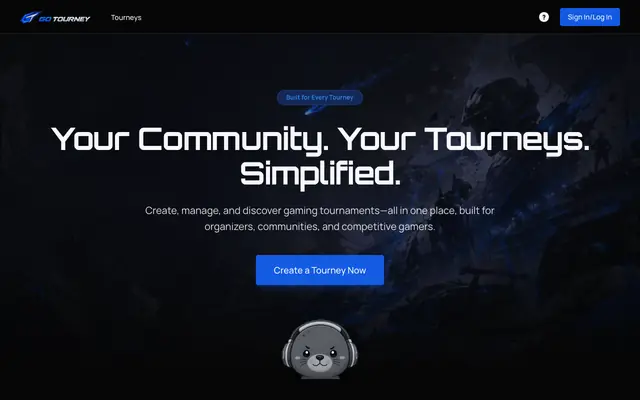 Screenshot of Go Tourney
