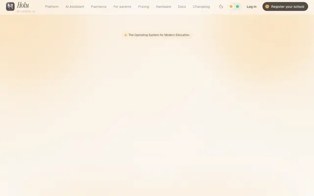 Screenshot of Holu — The Operating System for Modern Education