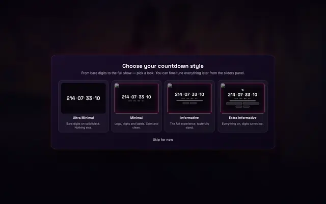 Screenshot of GTA Clock — Grand Theft Auto VI Countdown | gtaclock.com