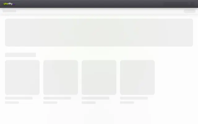 Screenshot of Siterifty — Buy & Sell Websites, Apps & Games