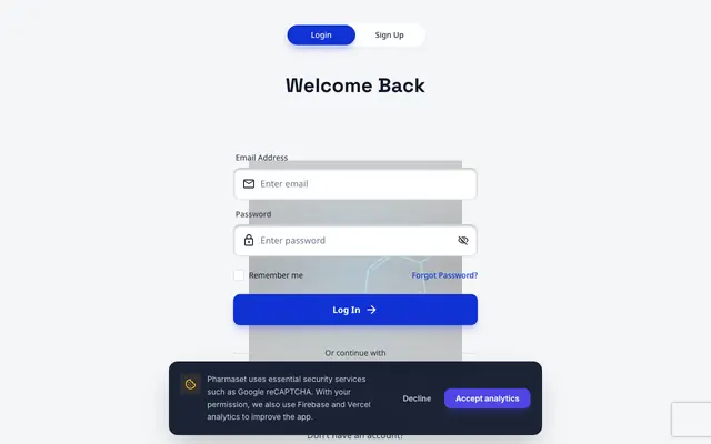 Screenshot of Pharmaset – AI-Powered Pharmacy Learning Platform