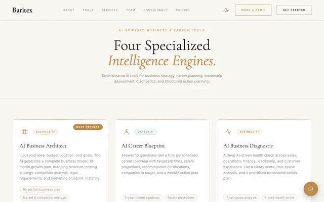 Screenshot of AI Tools | Baritex OS