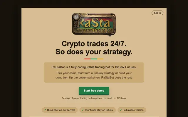Screenshot of What is RaStaBot?